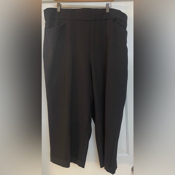 Torrid Classic Black Wide Leg Trousers - Picture 2 of 3